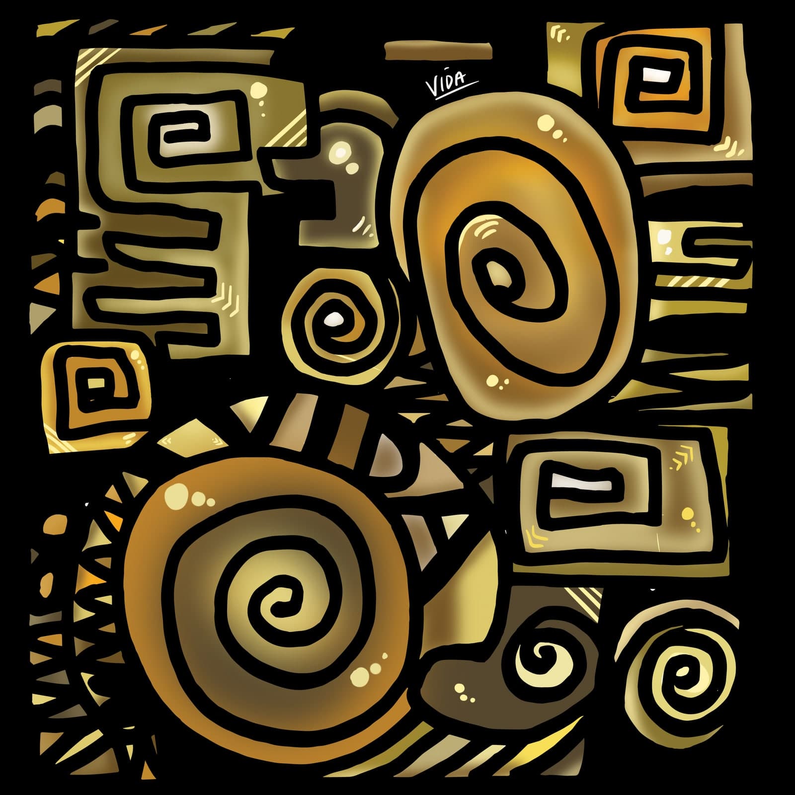 Oro, original artwork