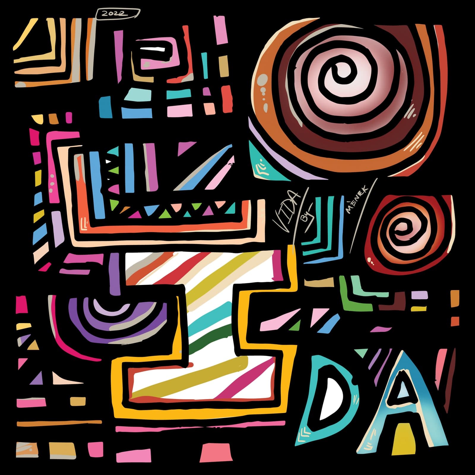 Escondite, original artwork