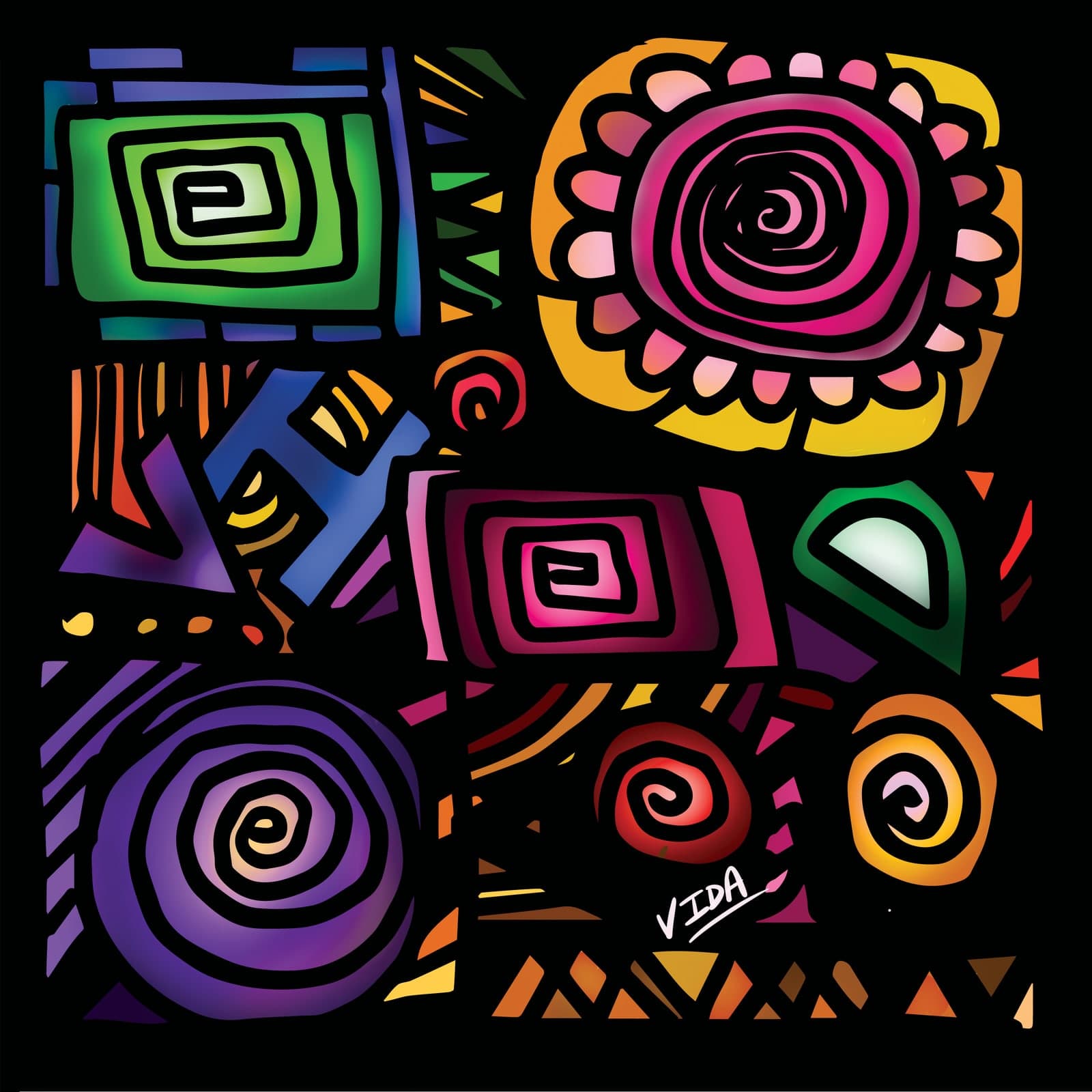 Jardín, original artwork
