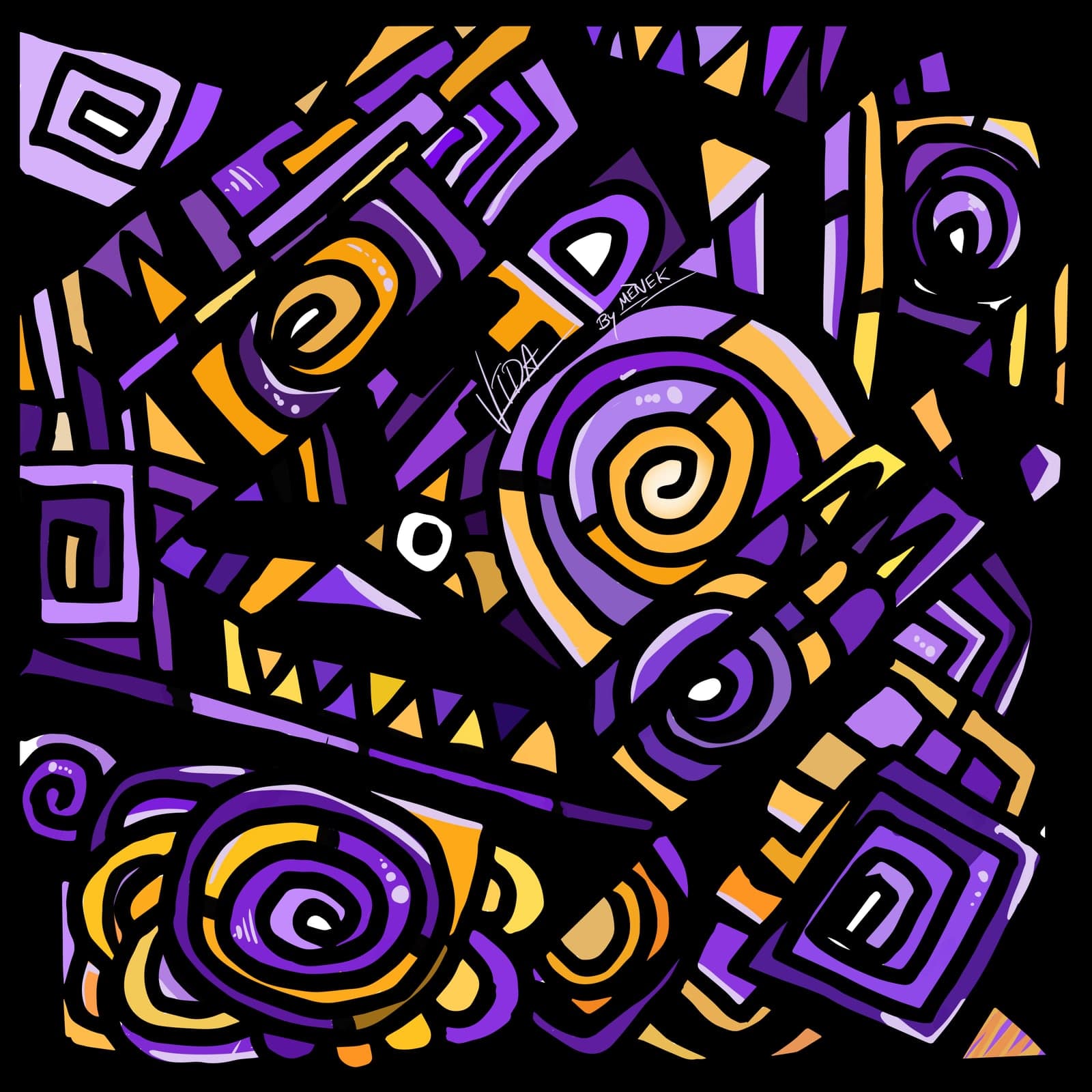 Atardecer, original artwork