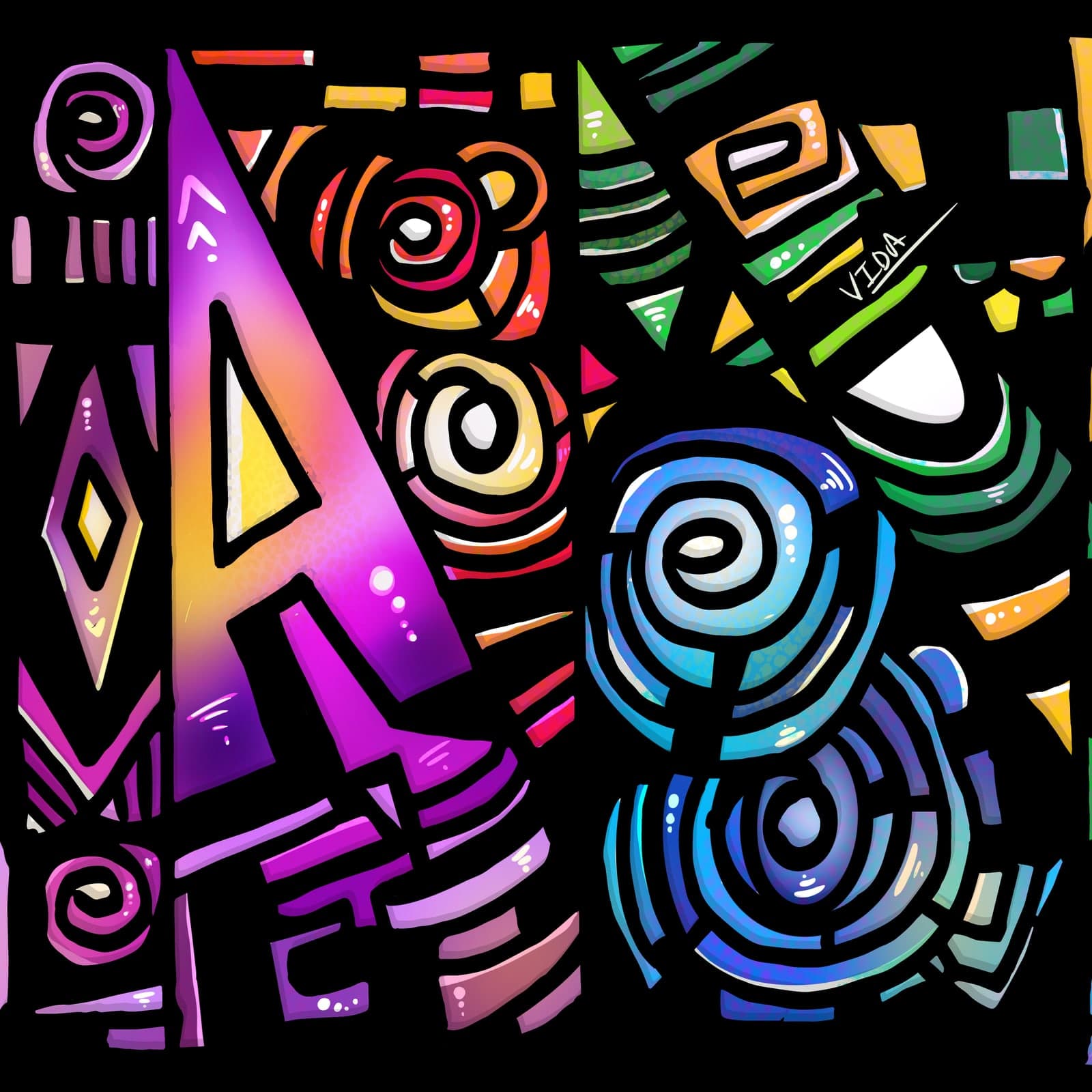Neón, original artwork